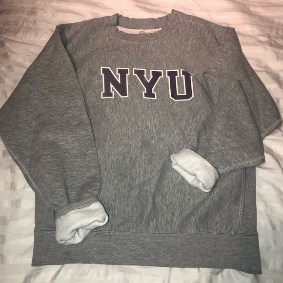 nyu crew neck